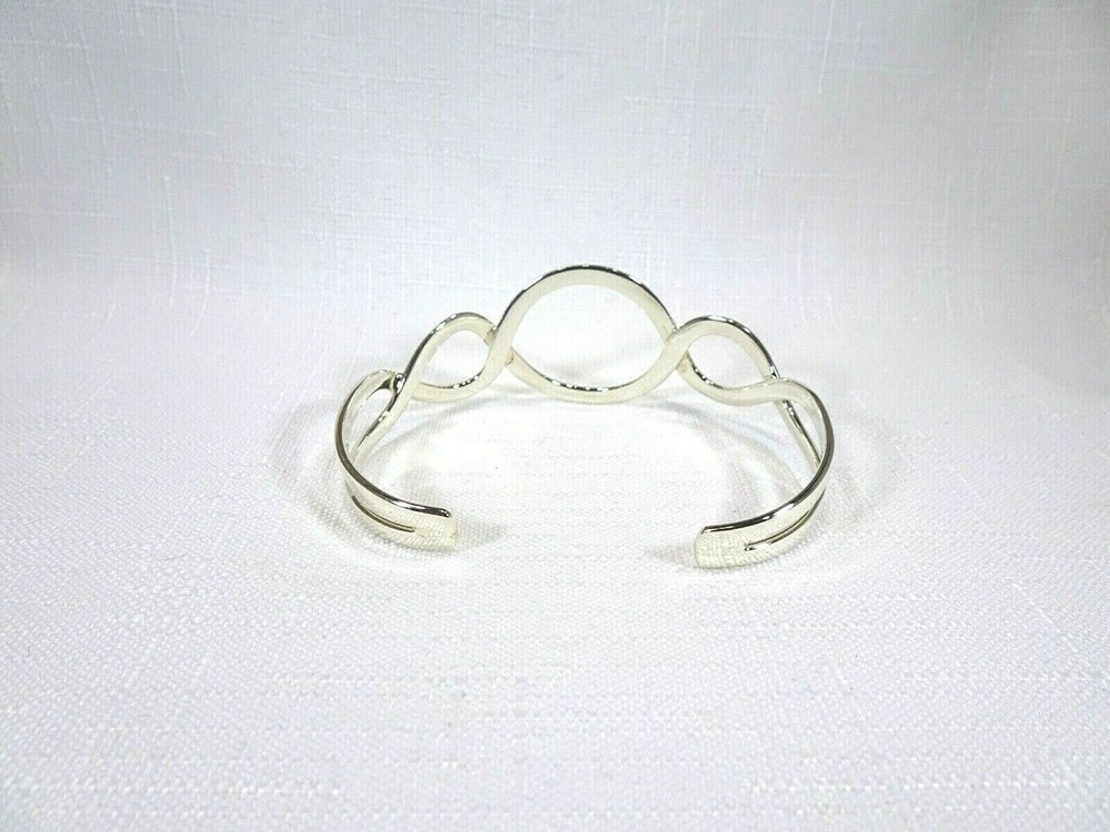 Solid Sterling Silver Cuff Bangle- 18.cm