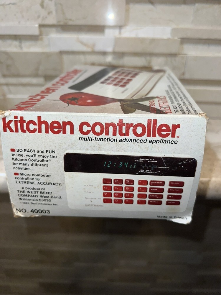 Vintage West Bend Kitchen Controller Mult-function Advanced Appliance BAD BOX