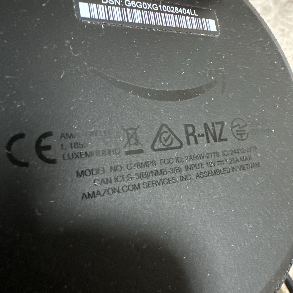 Amazon Echo Dot (3rd Generation) Smart Speaker with Alexa with Charger Gray