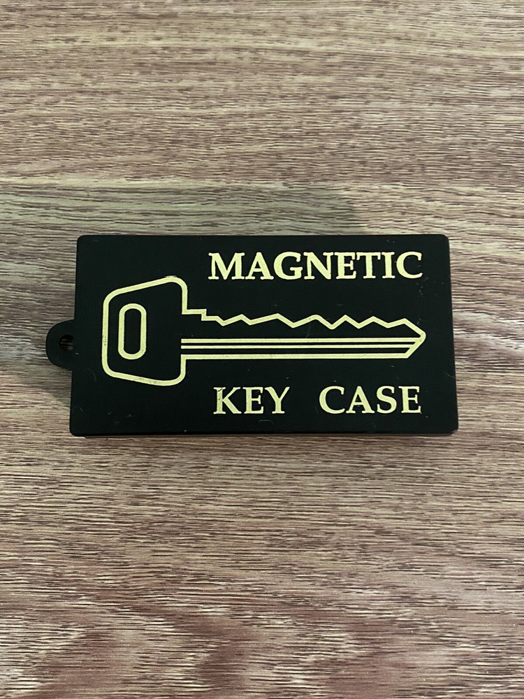 Magnetic Hide a Key / Key Case - Black