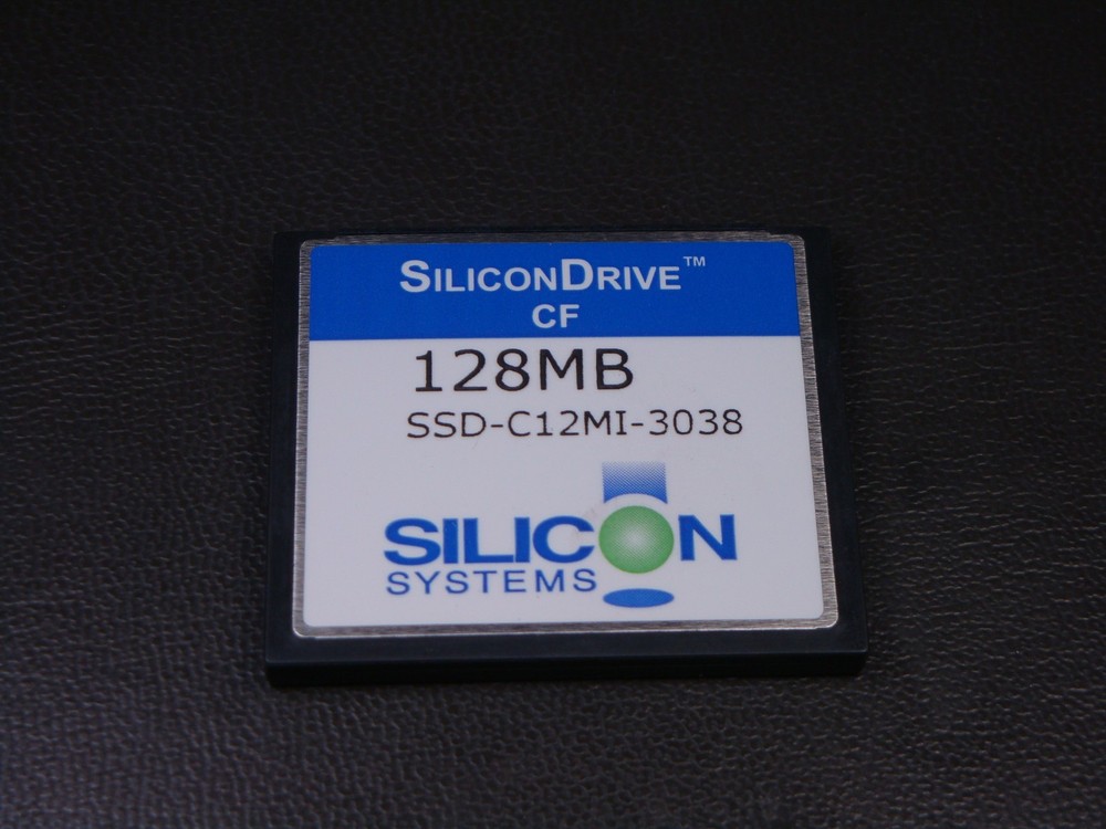 SSD-C12MI-3038 Silicon Systems 128 MB CompactFlash Memory Card Compact Flash CF