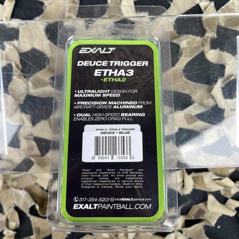 NEW Exalt Etha 3/Etha 2 Deuce Trigger - Blue