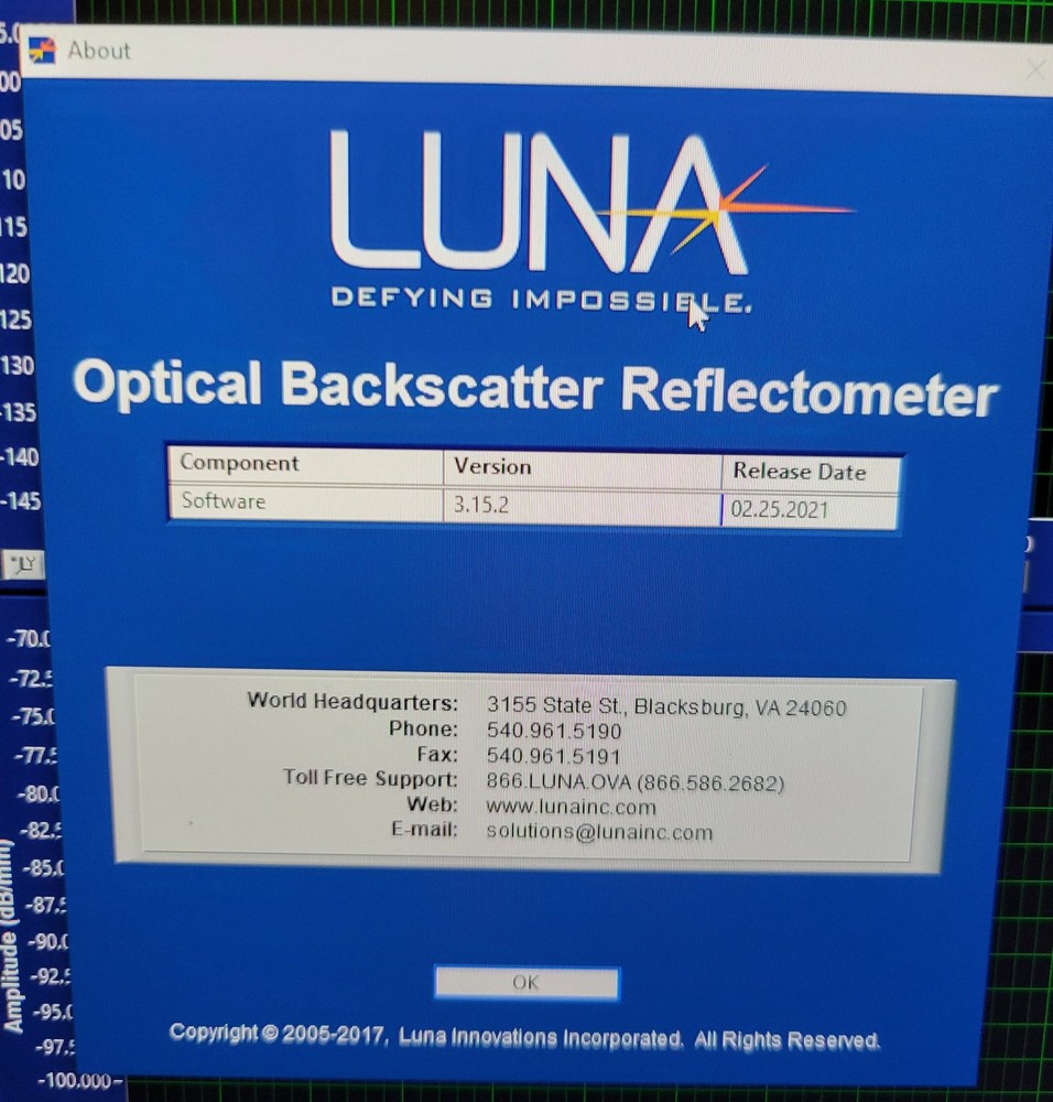 Luna OBR 4600 Optical Backscatter Reflectometer