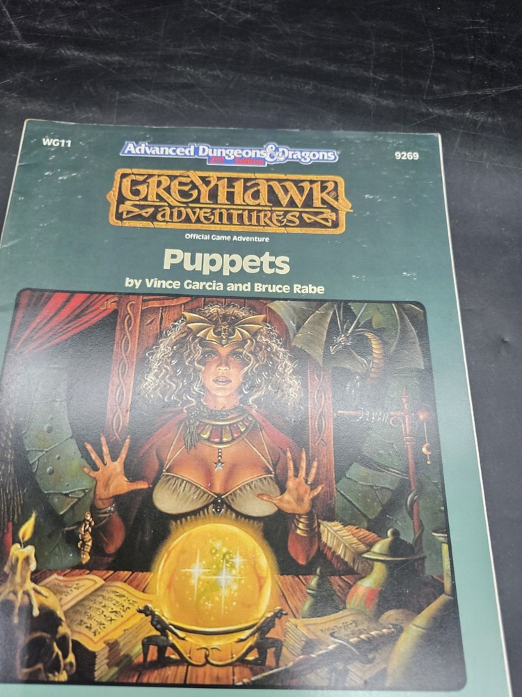 Advanced Dungeons and Dragons Module WG11 Puppets D&D