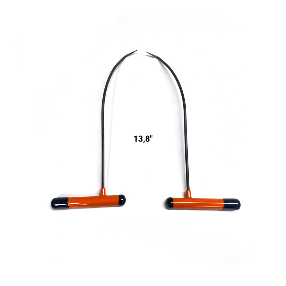 Aspendos Set 2-Piece Spring Steel PDR Tool Set with Curved and Sharp Ends