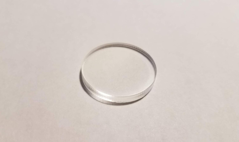 25x Clear Acrylic Circle Blank Discs - 1/8" Thick (Select Size) - (1" Diameter)