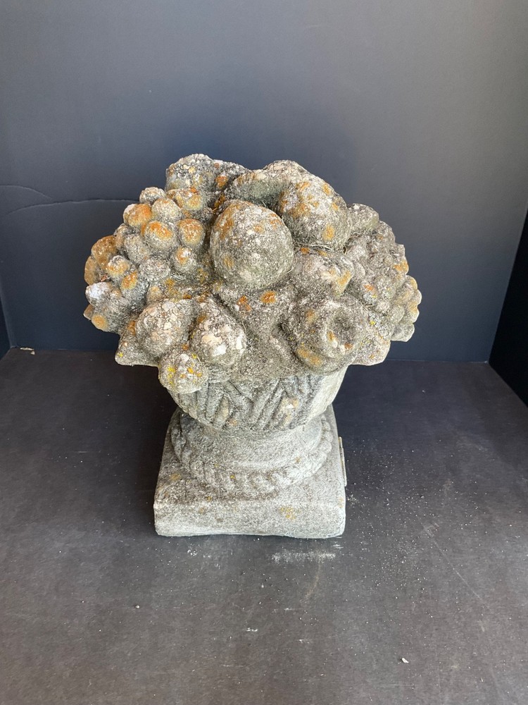Vintage Aggregate Concrete GARDEN TOPIARY STATUE