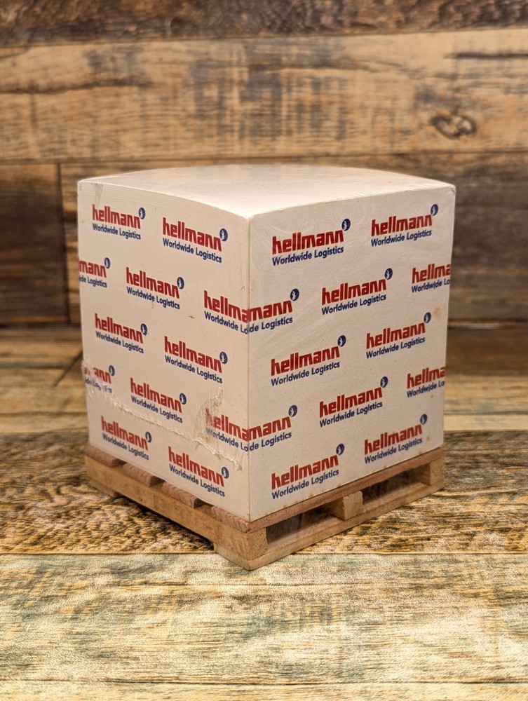 Hellman Worldwide Logistics Miniature Pallet Notepad Sticky Notes