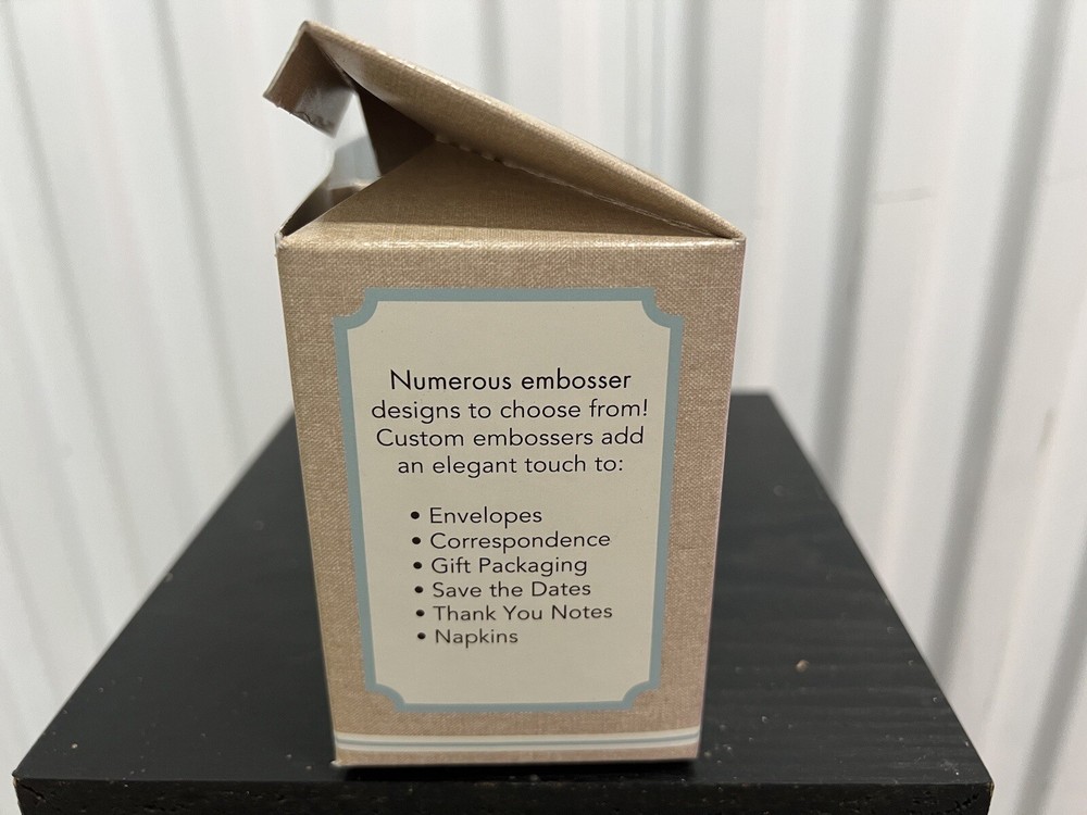 Three Designing Women Designer Embosser. Read