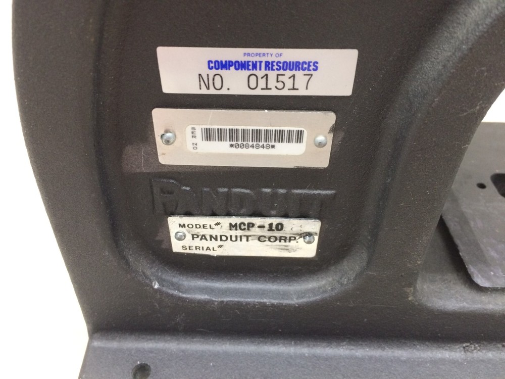 Panduit MCP-10 Bench Mount Press MCP10