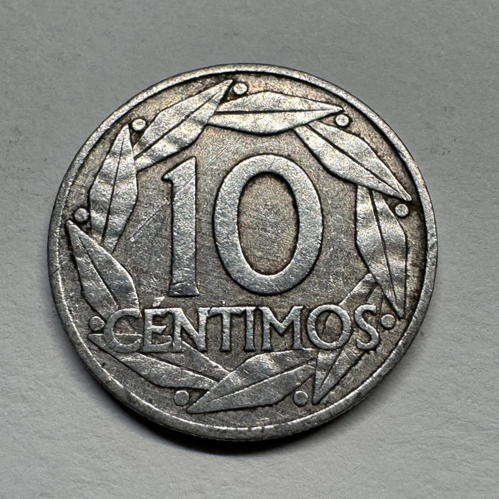 1959 Spain 10 Centimos - Beautiful Coin - #B-048