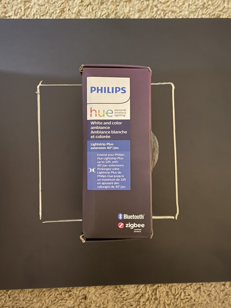 Philips Hue 40 In. Plug-In LED Bluetooth Lightstrip Plus Extension - 555326