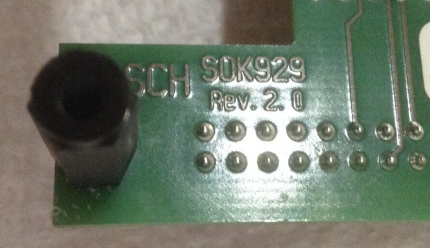 Bosch SOK929 Board