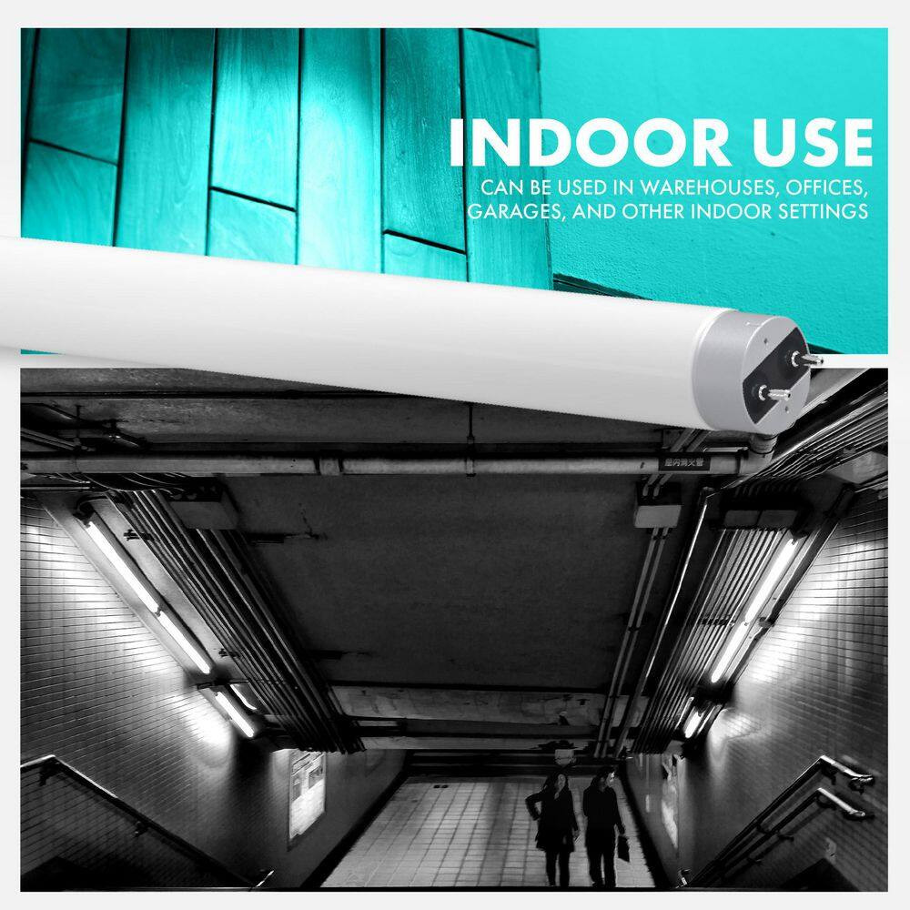 17-Watt/32-Watt Equivalent 4 Ft. Linear T8 Type B Double-End Bypass LED Tube Lig