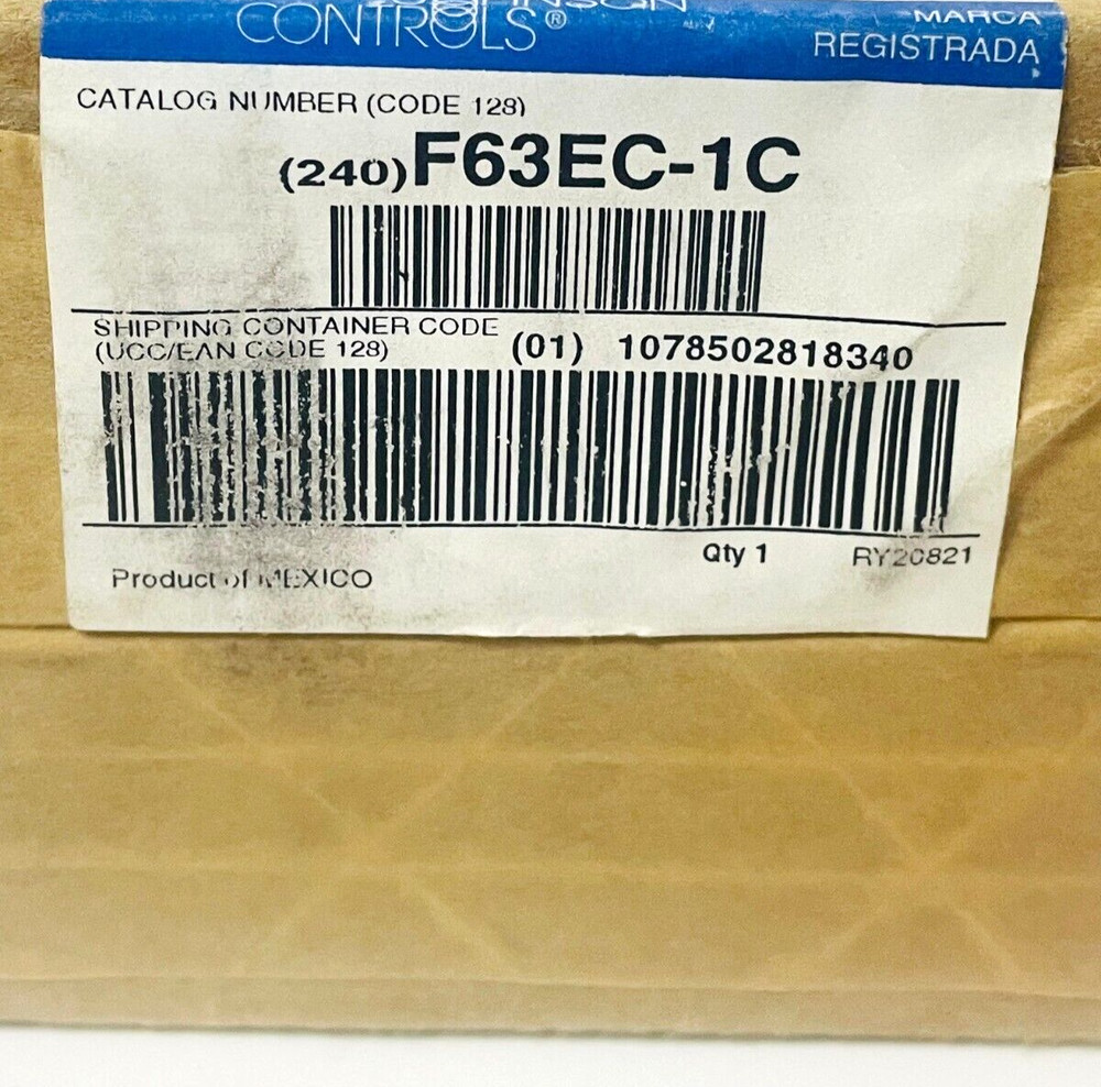 JOHNSON CONTROLS F63EC-1C Liquid Level Float Control