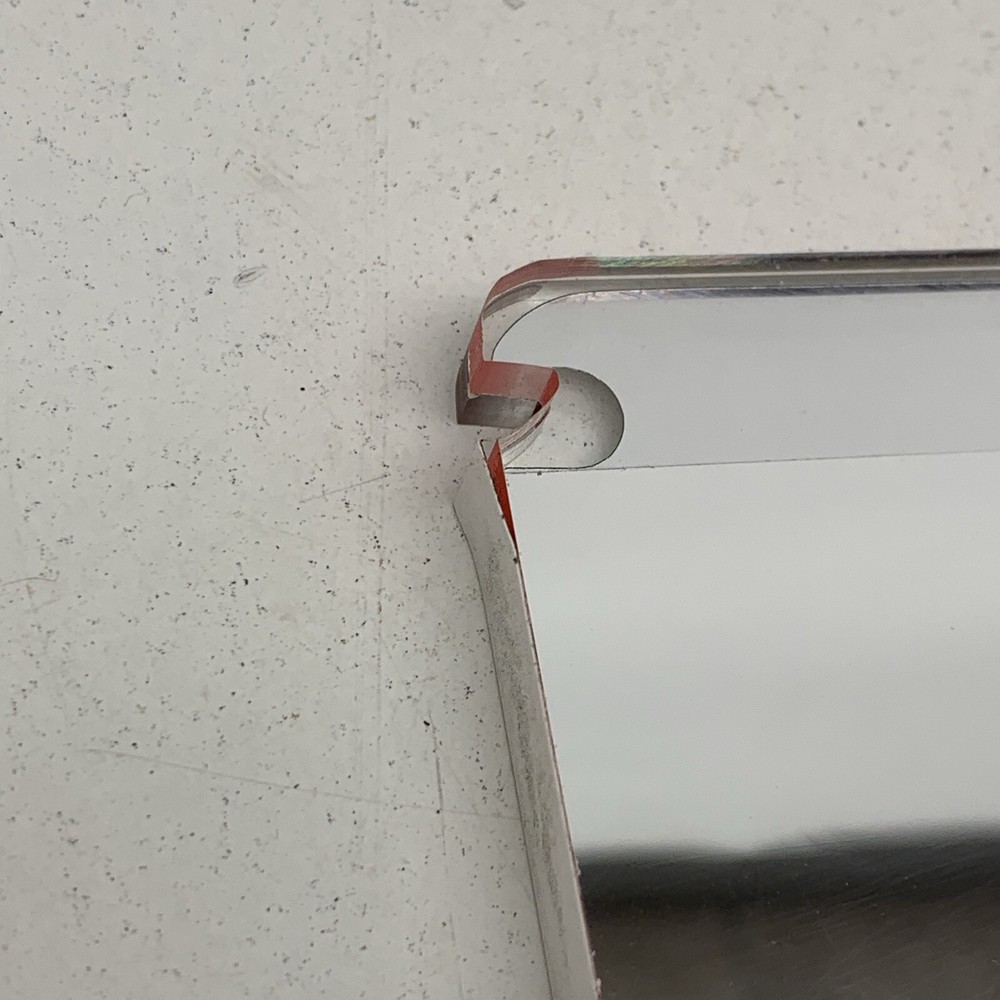 Emergi-Lite RED Edge Lit Mirror Replacement 6" Panel for PNG6 Exit Sign