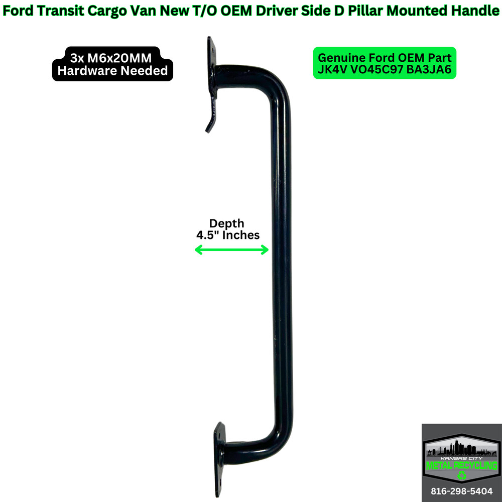 Ford Transit OEM Rear (D Pillar) Interior Grab Bars Driver & Pass. Side (2 Pack)
