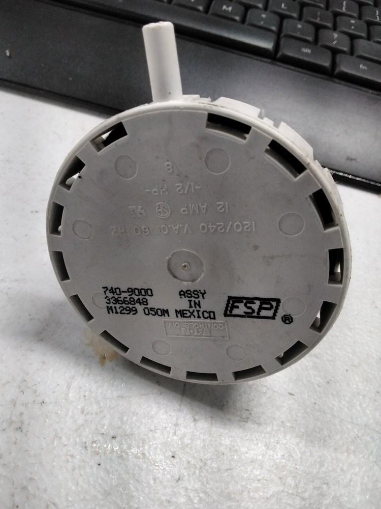 Washer Pressure Switch Part # 3366848