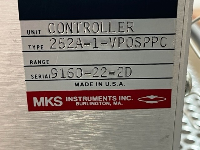 MKS CONTROLLER TYPE 252A-1-VPOSPPC