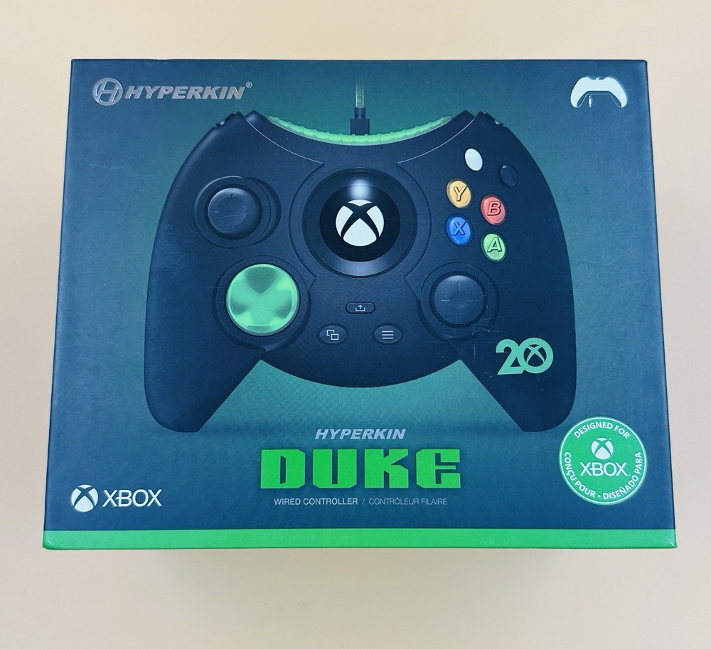 Hyperkin Duke Xbox Wired Controller - 20th Anniversary Edition - Black | NEW