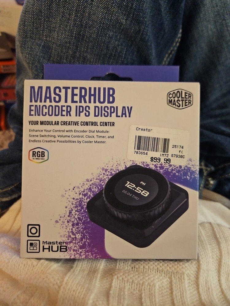 MasterHUB Encoder Dial with IPS Display: Freeform 2.0 Modular Platform - Scen...