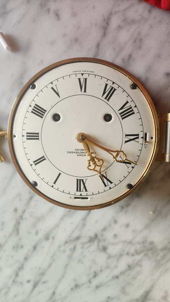 SHIP CLOCK Vintage WEMPE Chronometer