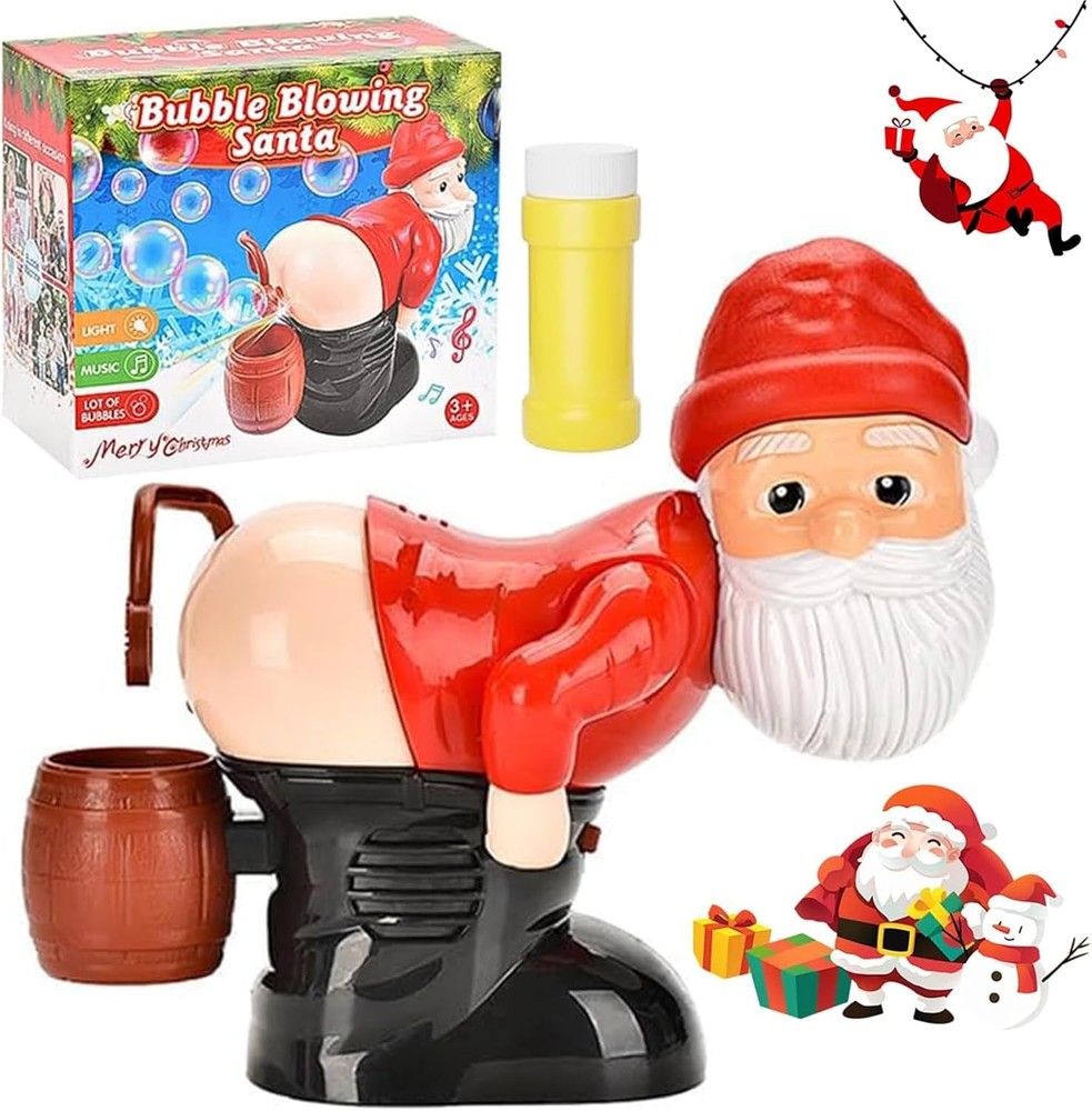 Santa Claus Bubble Butt Machine, Blower, Funny Automatic...