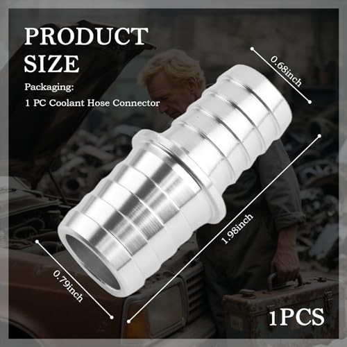 3/4 to 5/8 Hose Adapter for Radiator Hose,Barbed Heater Hoses Connector for