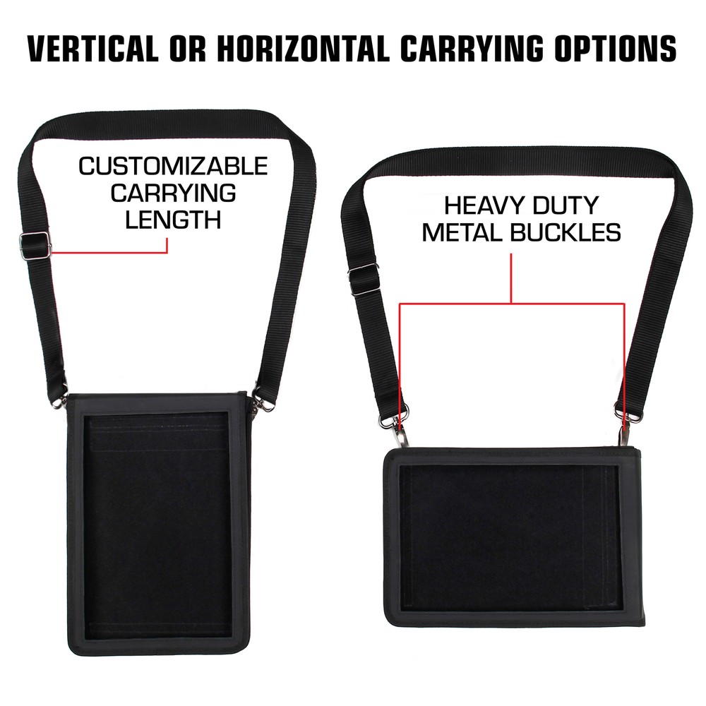 USA Gear FlexARMOR X Tablet Case with Open Front Design & Adjustable Strap