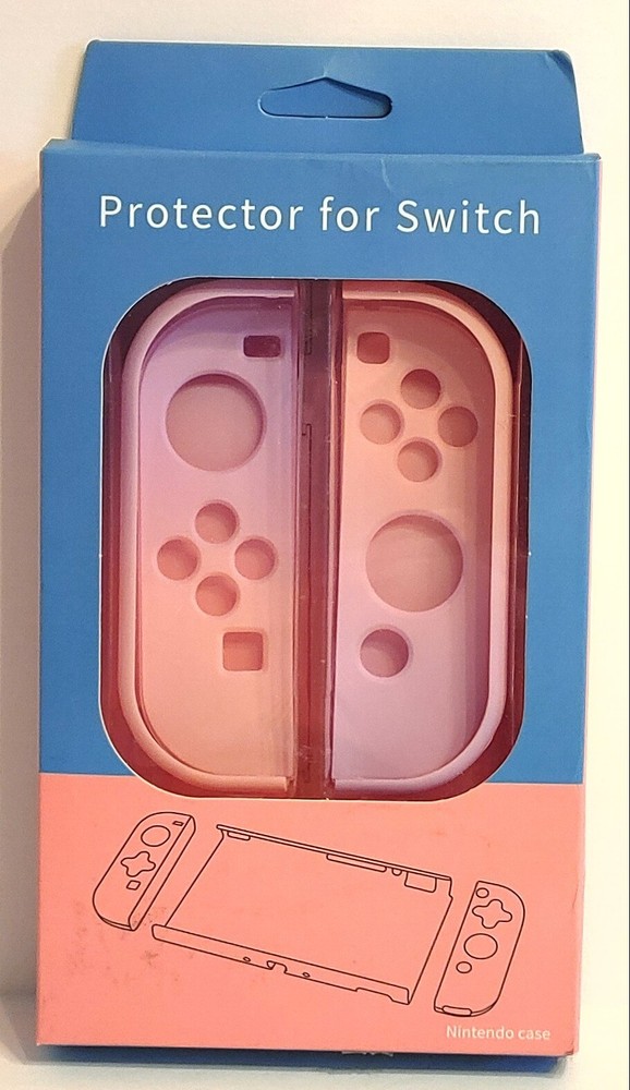Nintendo Switch Plastic Protector - Pink And Light Purple Color