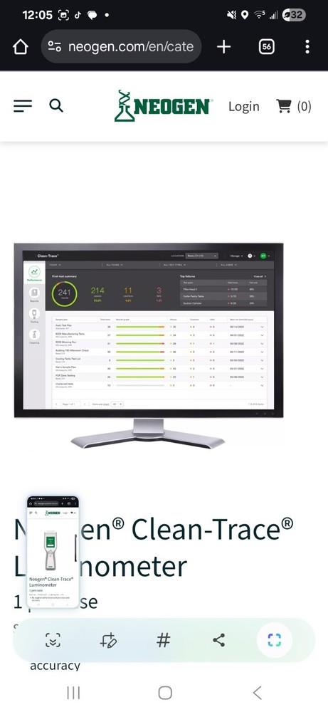 3M Clean-Trace LM1 Luminometer