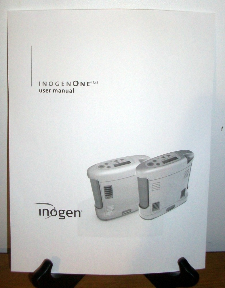 Inogen G 3 User Manual  Reprint - New