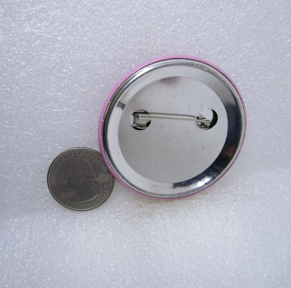 Team Girl Button Pin
