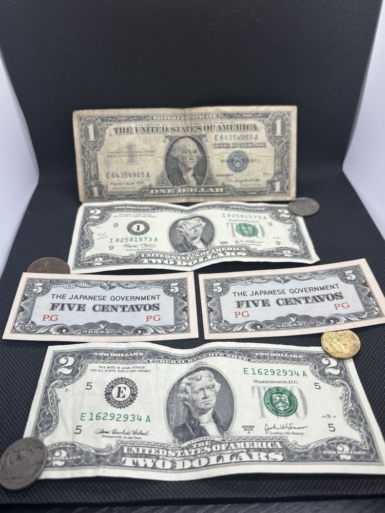 Vintage Coins And Note Lot
