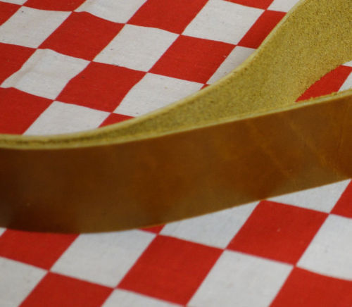 HORWEEN BUTTERSCOTCH CAVALIER 5.5 oz. LEATHER STRAPS, SELECT YOUR SIZE.