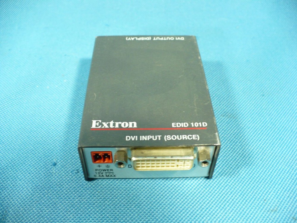 Extron EDID 101D DVI Emulator Minder Input Emulator EDID 101