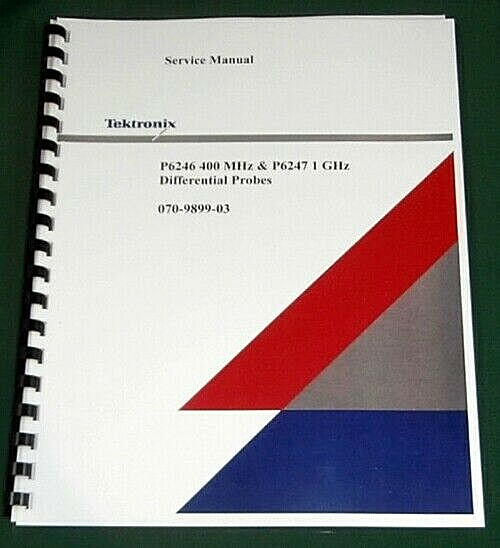 Tektronix P6246 Service Manual: Comb Bound & Protective Covers