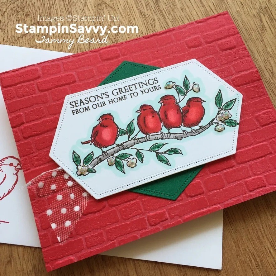 Stampin Up! BRICK & MORTAR 3D Embossing Folder. ***NEW*** #70