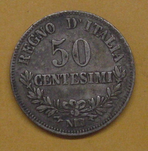 1863 Italy 50 Cent Take a Look