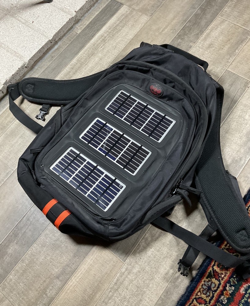 Voltaic Backpack Off Grid Solar Charging Black Pack