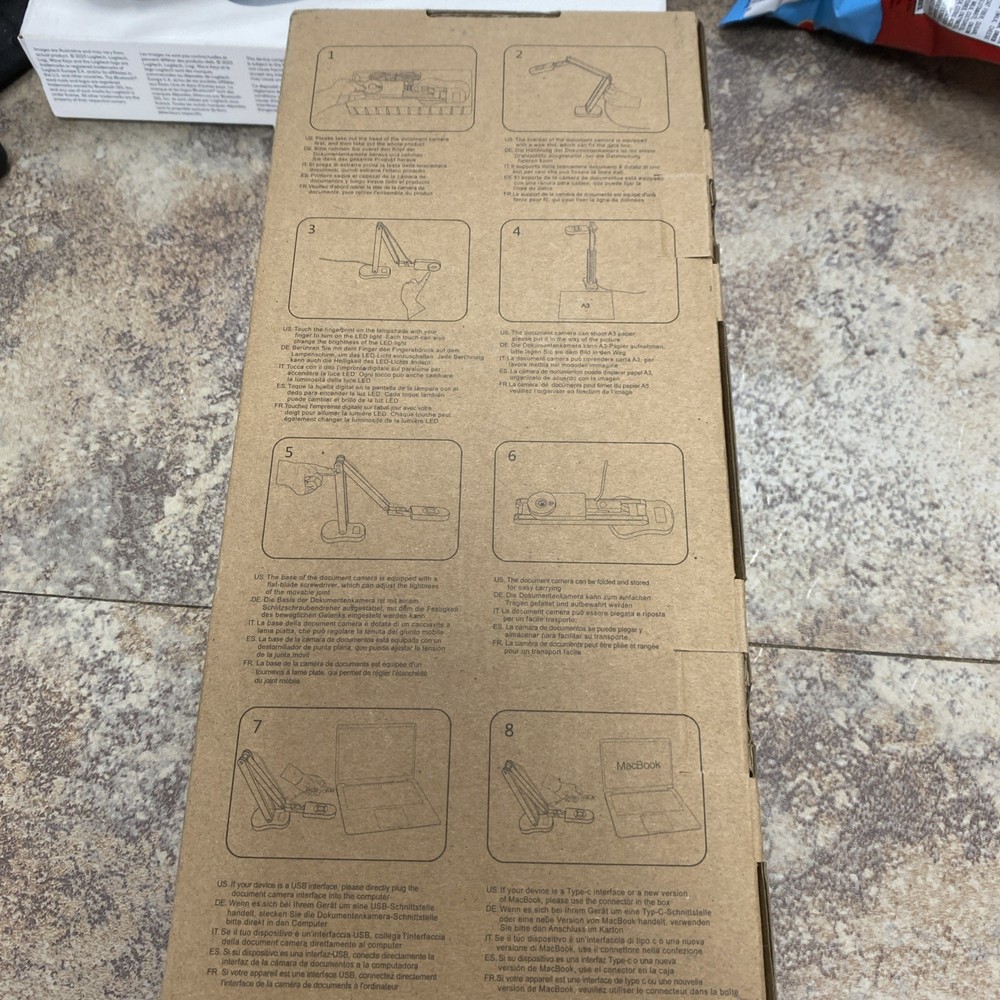 THUSTAR 8MP Document Camera & Webcam 4K with Dual Microphones, USB Visualise/g