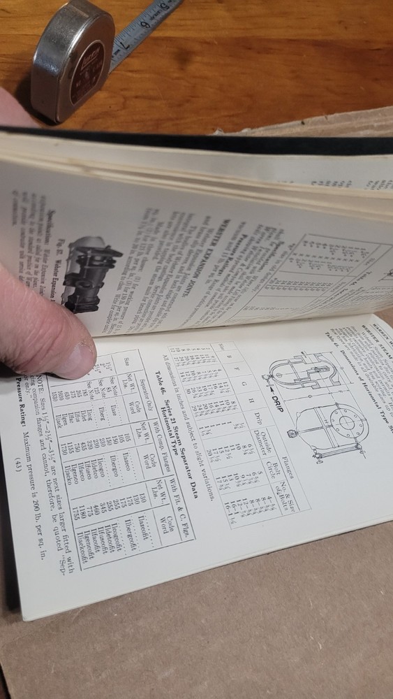 Antique Warren Webster Steam Fitting Catalog