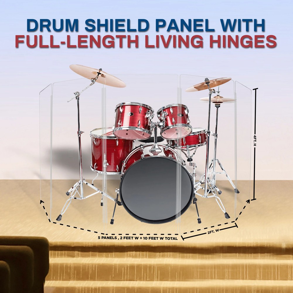Drum Shield 2 ft. x 4 ft. Panel