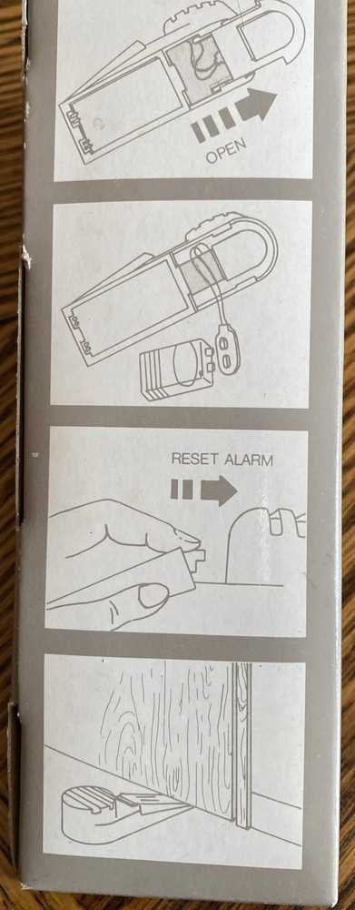 door stopper security alarm