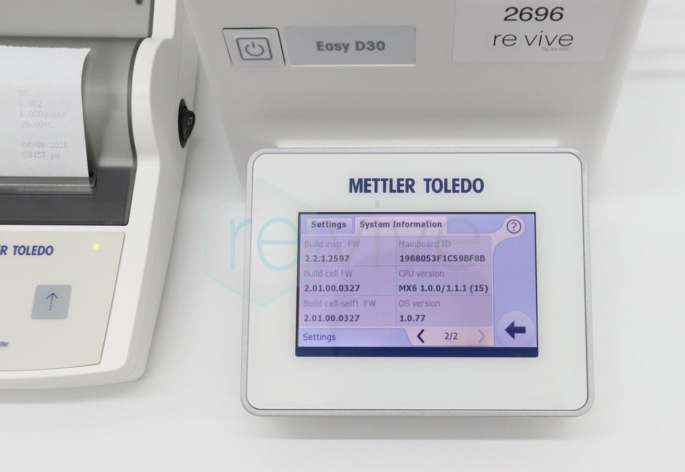 Mettler Toledo Easy D30 Density Meter