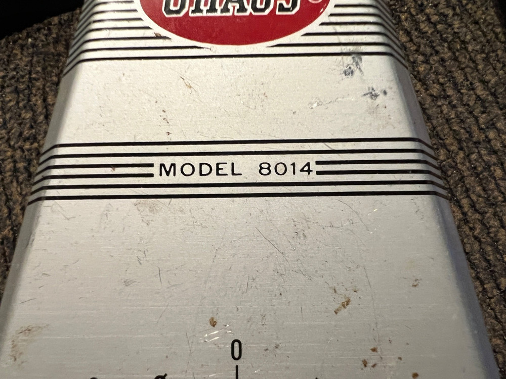 Ohaus Model 8014 Dial Spring Mechanical Scale