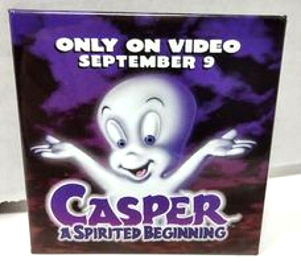 Promo Button Pin Casper A Spirited Beginning Only On Video September 1997