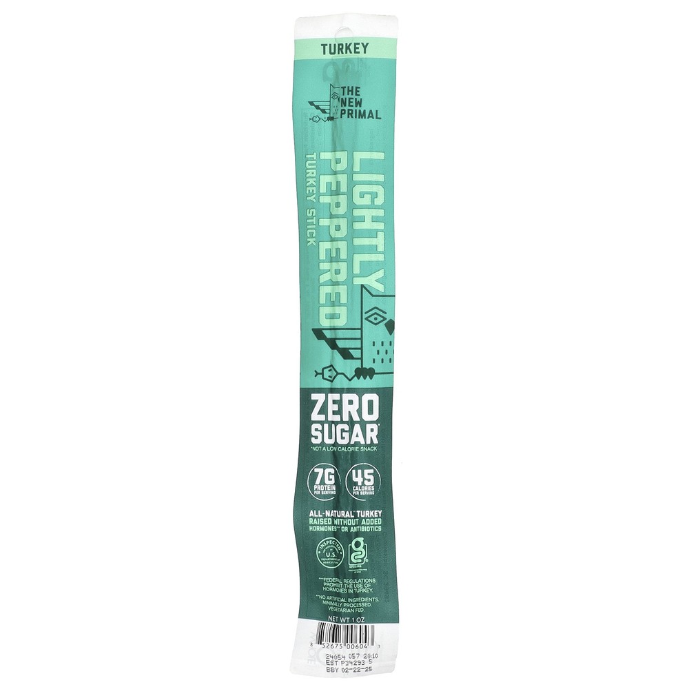 Turkey Stick, Lightly Peppered, 1 oz