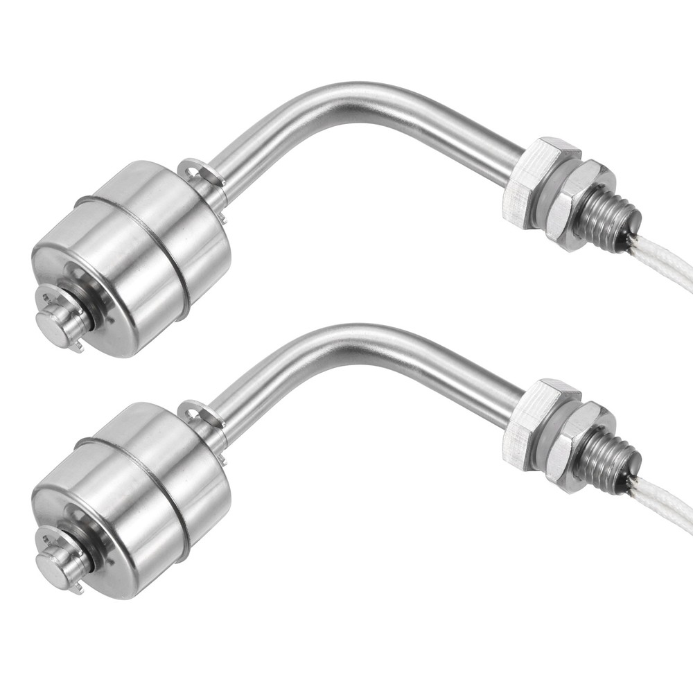 Float Switch 78mm Rod 0.5A Horizontal Single Float for Pump/Alarm 2 Pcs