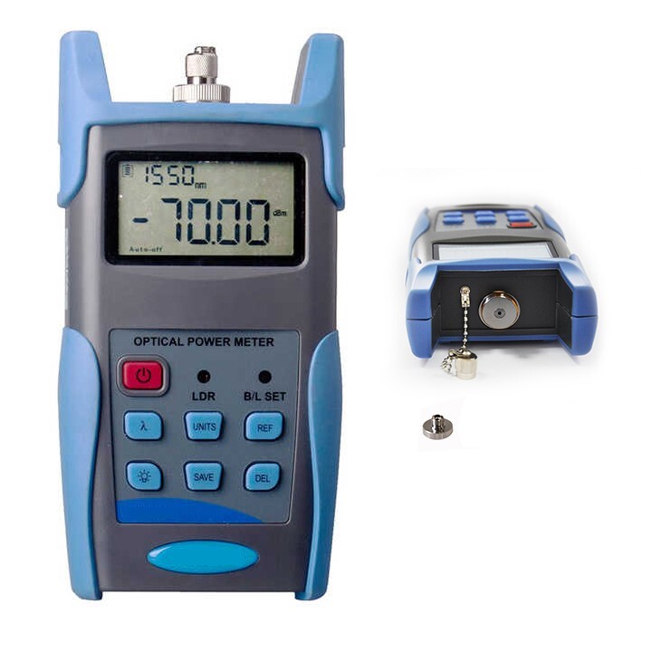 Fiber Optic Power Meter with Automatic Wavelength Identification